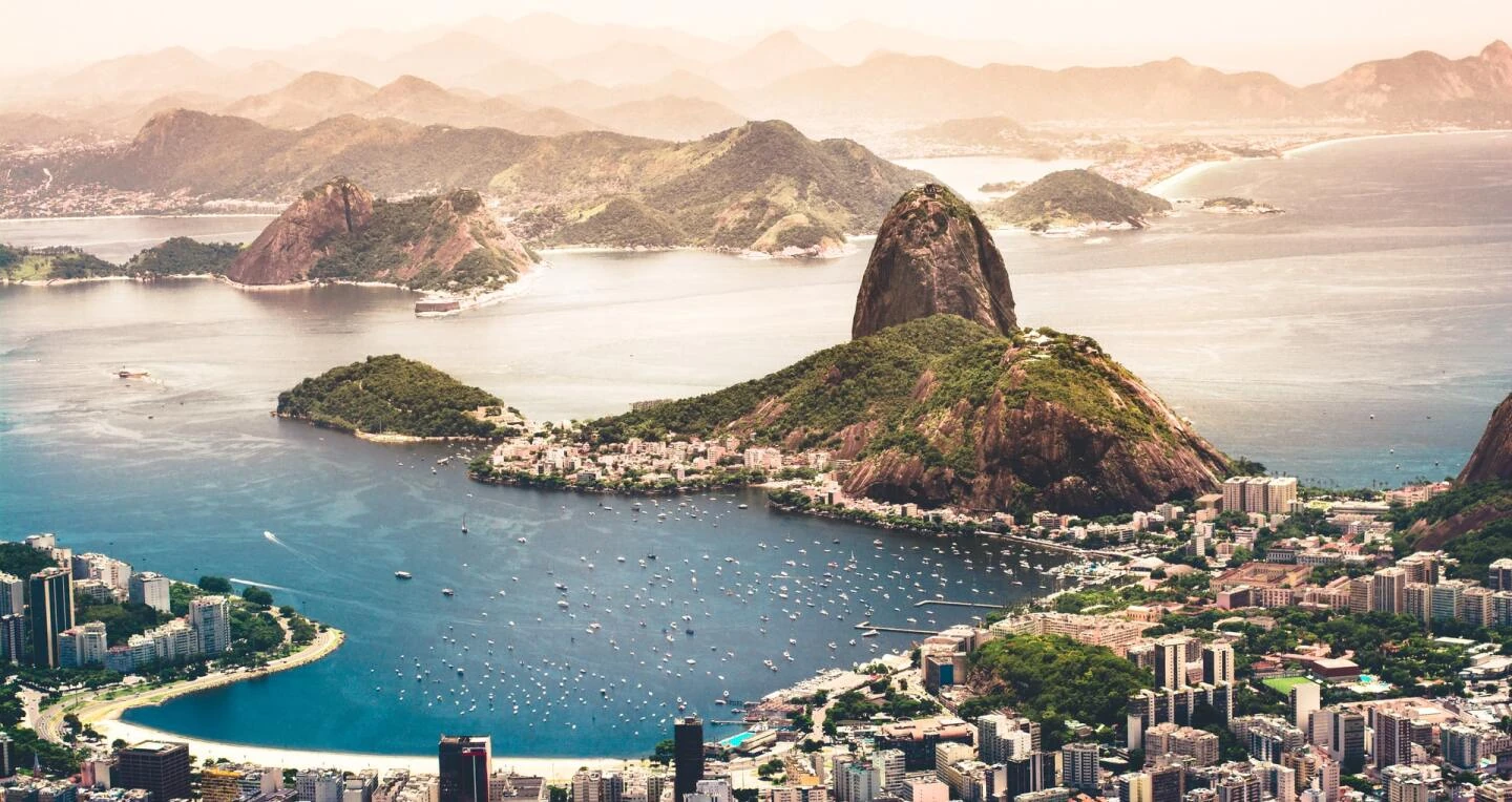 Panorama Rio de Janeira - Pão de Açúcar i zaljev Guanabara