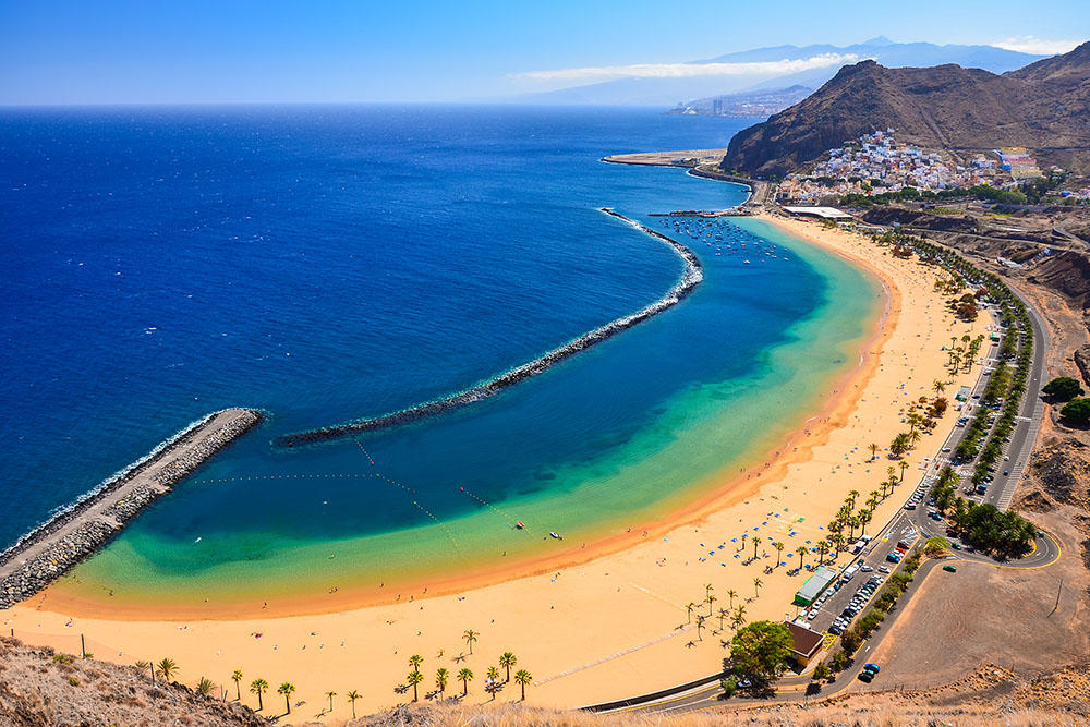Playa de las Teresitas — zlatna plaža na Tenerifeu